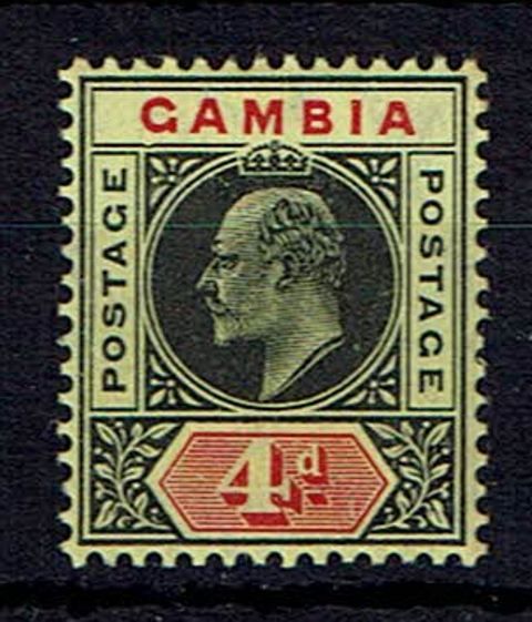 Image of Gambia SG 76a LMM British Commonwealth Stamp